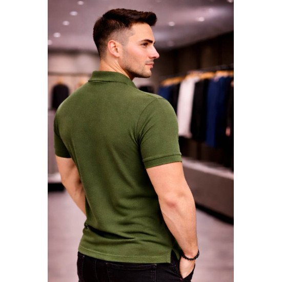 Customize Polo T-shirt  | PC Matty Fabric  |  Zipper closer | Style No. Cus-Polo-N18