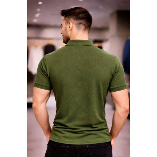 Customize Polo T-shirt  | PC Matty Fabric  |  Zipper closer | Style No. Cus-Polo-N18