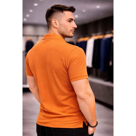 Customize Polo T-shirt  | PC Matty Fabric  |  Zipper closer | Style No. Cus-Polo-N18