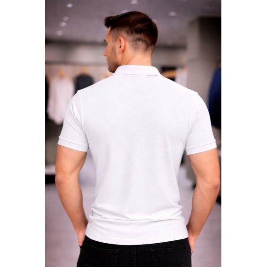 Customize Polo T-shirt  | PC Matty Fabric  |  Zipper closer | Style No. Cus-Polo-N18