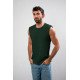 Cotton Custom Print Unisex Sleeveless Tshirt
