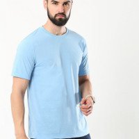 Men's Polyester Round Neck Half Sleeve Custom Print Regular style