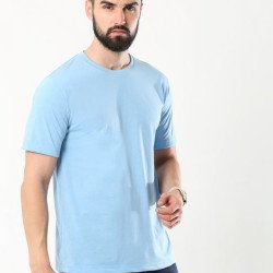 Men's Polyester Round Neck Half Sleeve Custom Print Regular style