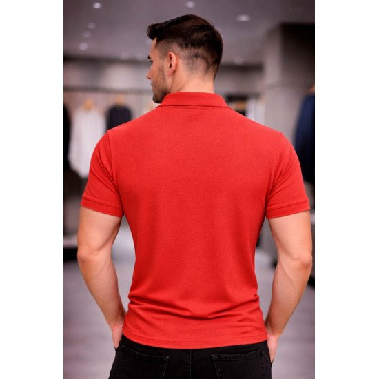 Customize Polo T-shirt  | PC Matty Fabric  |  Zipper closer | Style No. Cus-Polo-N18
