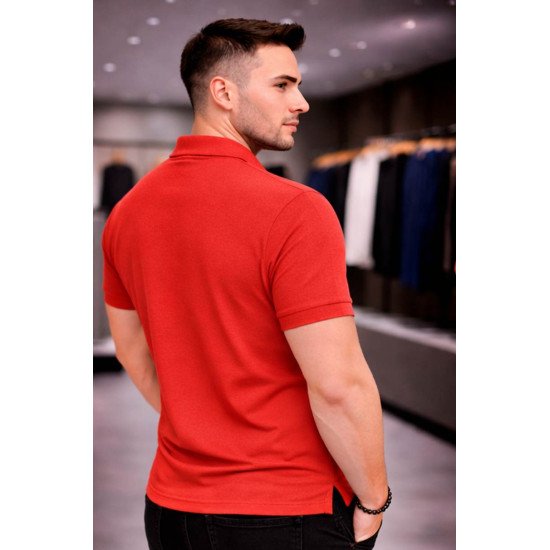 Customize Polo T-shirt  | PC Matty Fabric  |  Zipper closer | Style No. Cus-Polo-N18